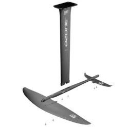 Apex V1 MA 1250 Complete Hydrofoil - 90cm Mast/78 Fuselage/210 Stabilizer Discounts Apply ! -Kiteboarding Outlet Shop ozone apex hydrofoil wing 1250 complete 4